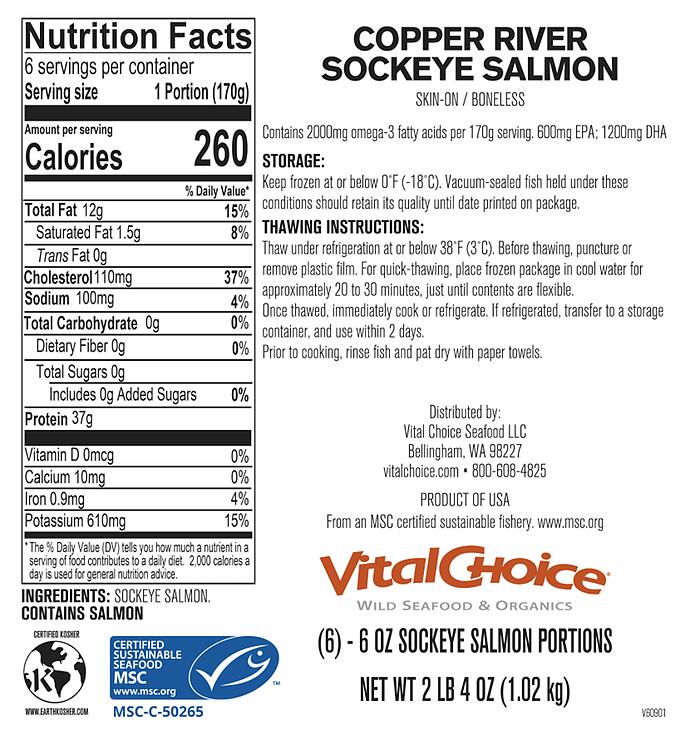 MSC Copper River Sockeye Salmon